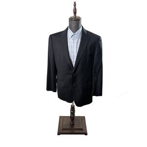 Joseph Abboud Men's suit black pin striped - lighly used